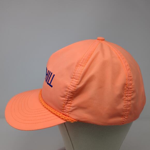 CH2M Hill Snapback 5 Panel Cap Orange One Size Adjustable Rope Speedway - Picture 5 of 10
